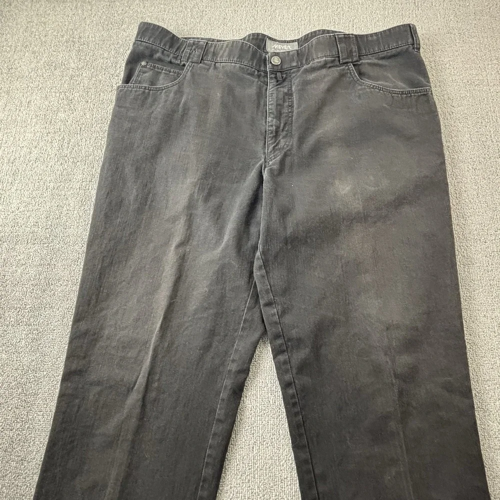 Meyer Pants Adult Size 42W 32L Gray Jeans Trousers Casual Men's